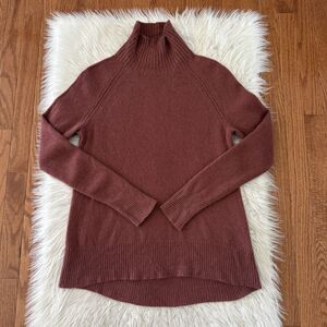 White + Warren Cashmere Standneck Sweater Women’s Large Knit Luxury Fits Medium
